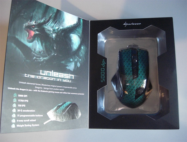 sharkoon drakonia gaming laser mouse