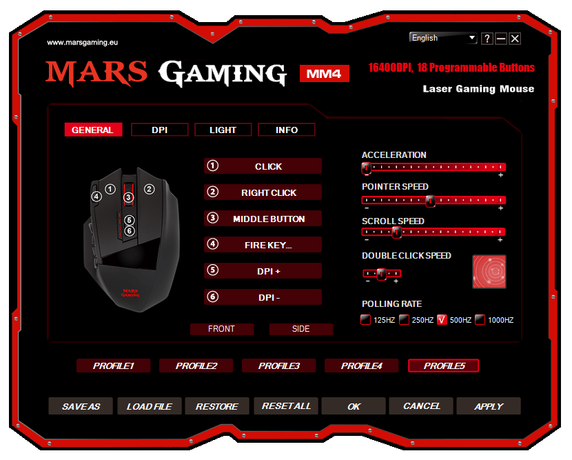 Mars Gaming MM4 review software