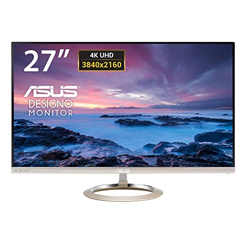 ASUS Designo MX27UC 27" 4K Ultra HD AH-IPS Negro, Oro Pantalla para PC - Monitor (68,6 cm (27"), 300 CD/m², 3840 x 2160 Pixeles, 5 ms, LED, 4K Ultra HD)