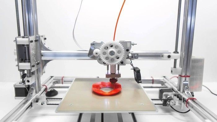 Proceso de impresión de una pieza 3d