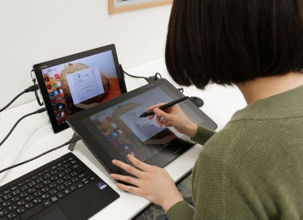 PC de diseño con drawing tablet