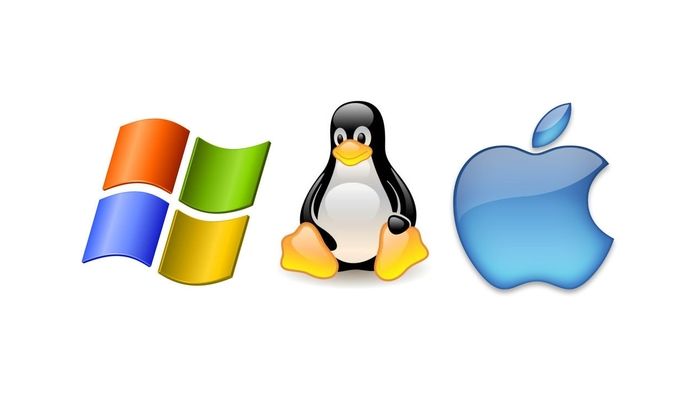 Logos de Windows, Linux y Mac