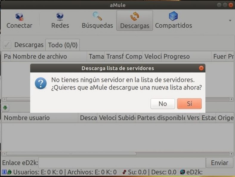 Emuel Servidores eMule e aMule atualizados