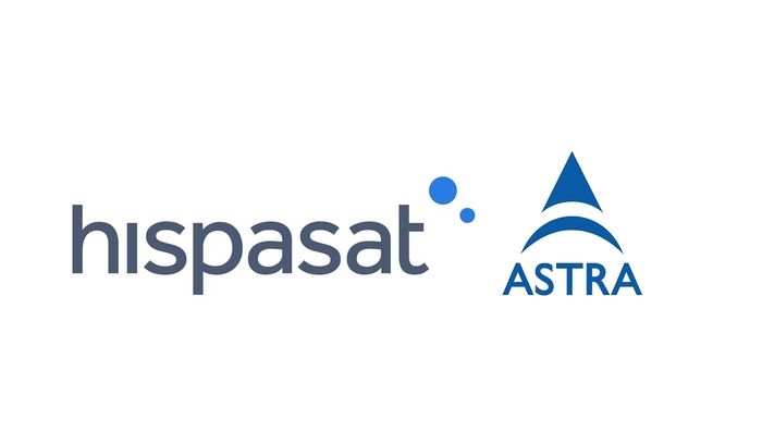 logos de los satélites Hispasat y Astra