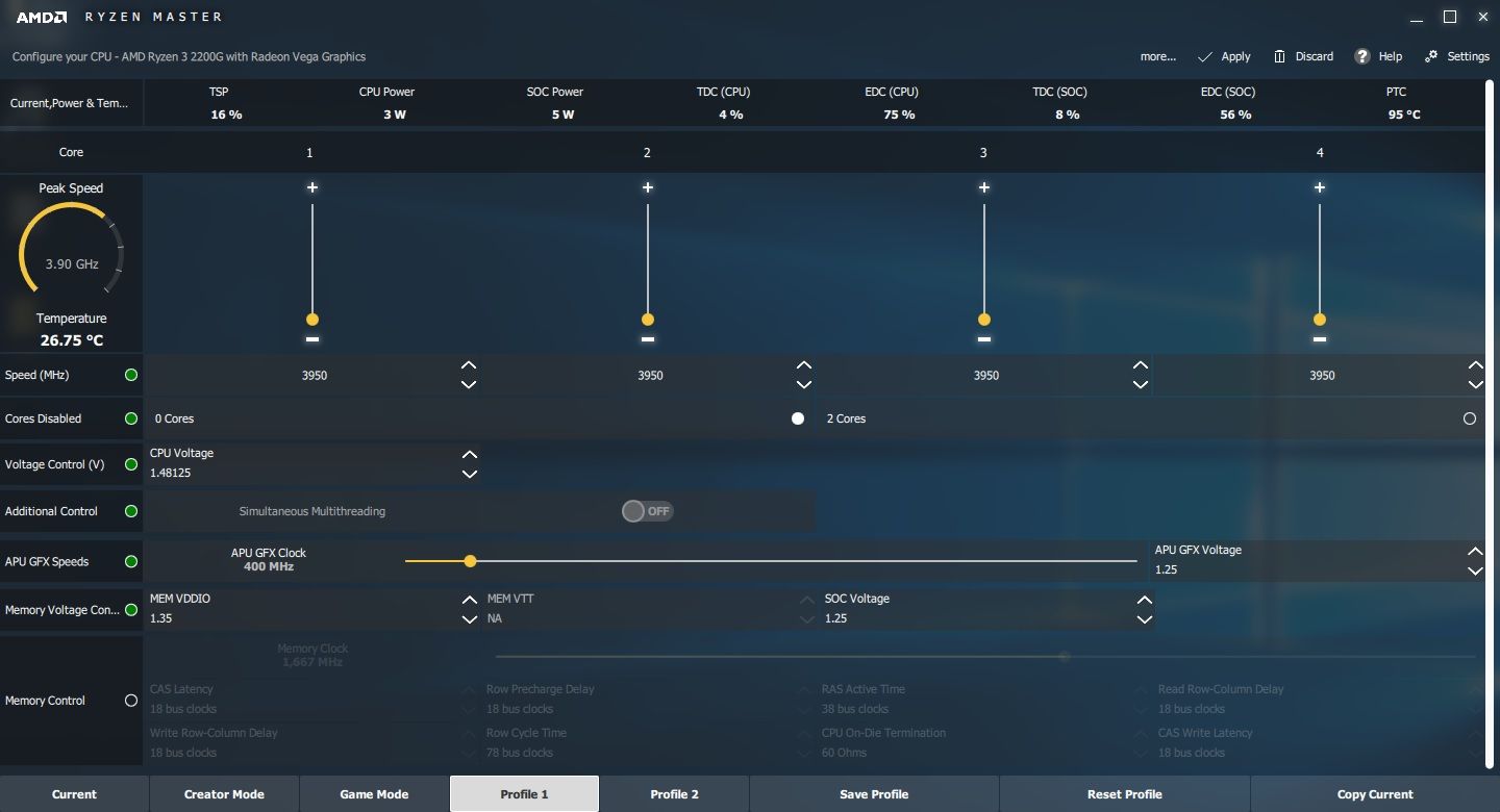 AMD Ryzen Master