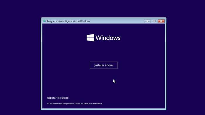 instalar Windows 10