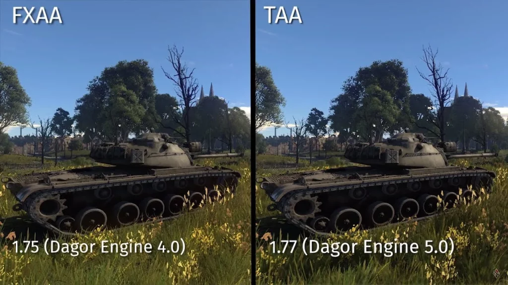 TAA o TSAA (Temporal Anti-Aliasing)