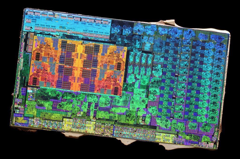 AMD Zen 14 nm die shot