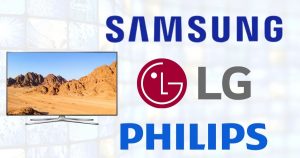 smart tv samsung lg philips