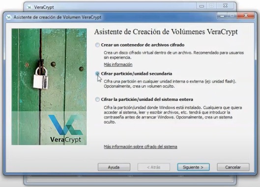 Cifrar USB VeraCrypt