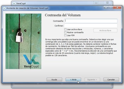 Cifrar USB VeraCrypt