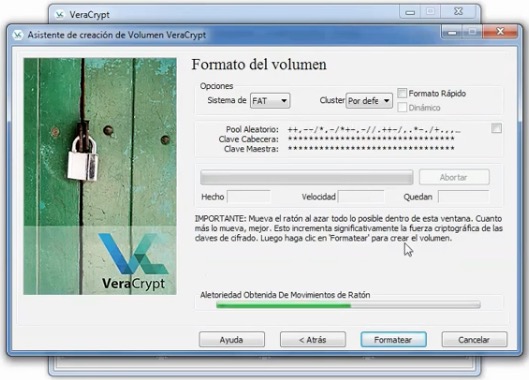 Cifrar USB VeraCrypt