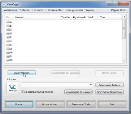 Cifrar USB VeraCrypt