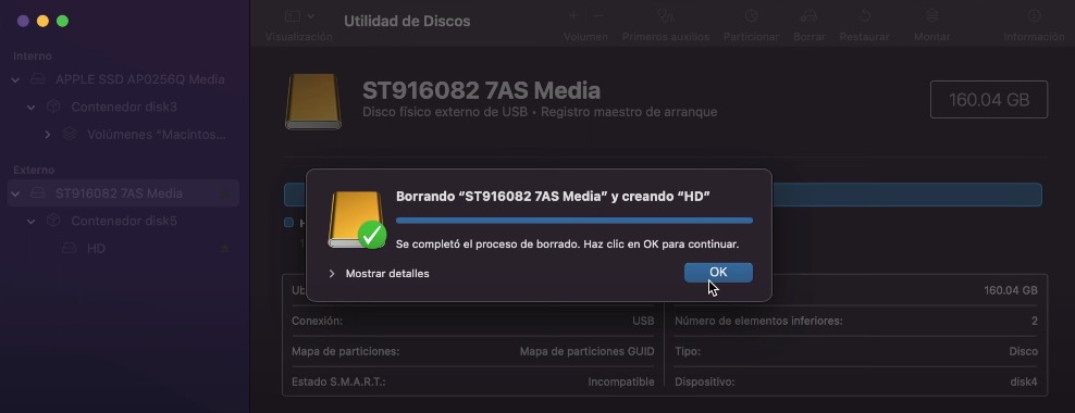 cifrar USB en MacOS