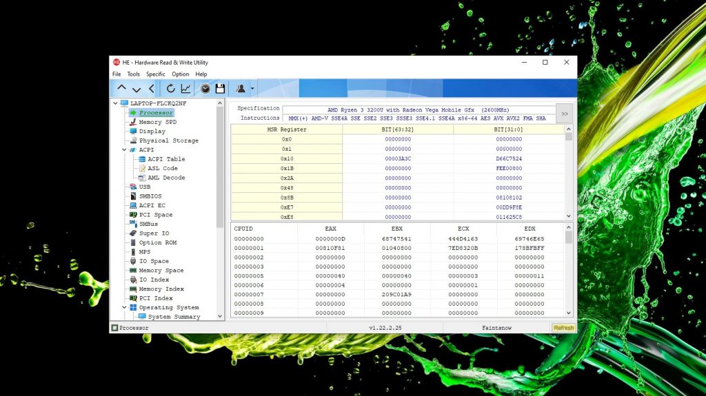 HE – Hardware Read & Write Utility