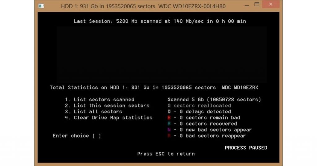 resultados HDD Regenerator