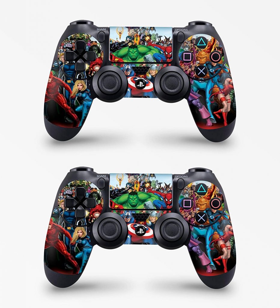 vinilo mando PS4 Marvel