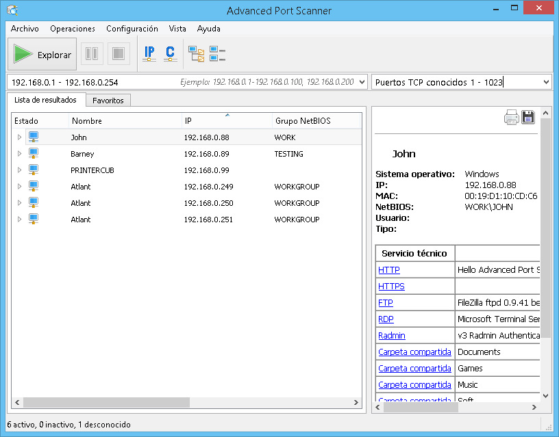 Advanced Port Scanner