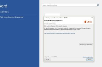 Error de activación de productos Office