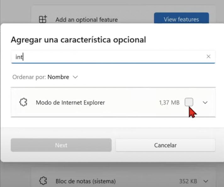 Modo internet explorer en Windows 11
