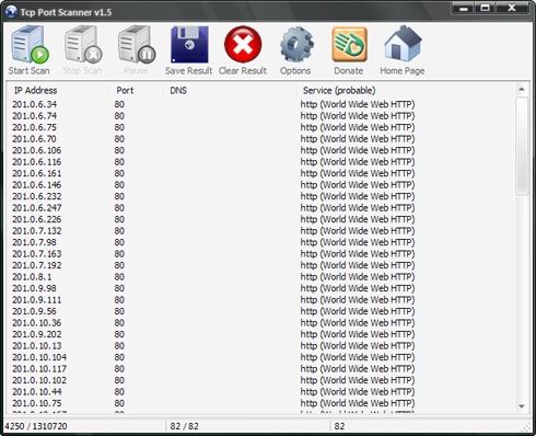 TCP Port Scanner