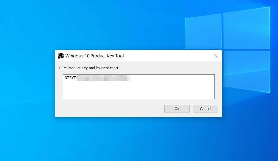 Windows OEM Product Key Tool