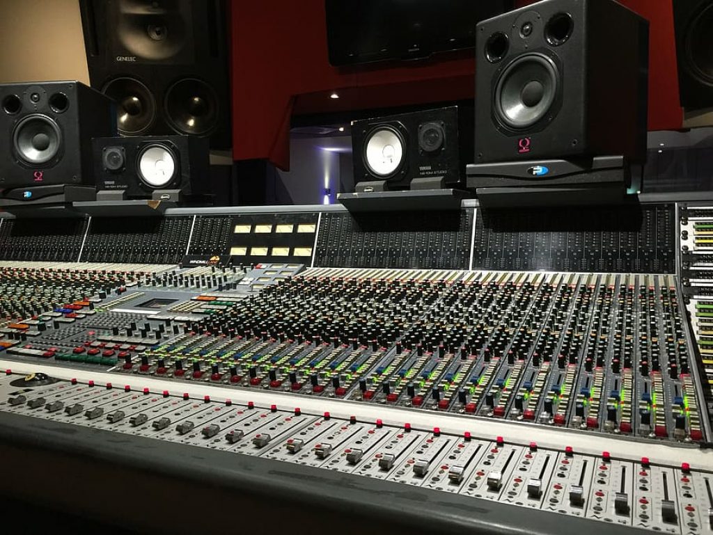 monitor, estudio de sonido