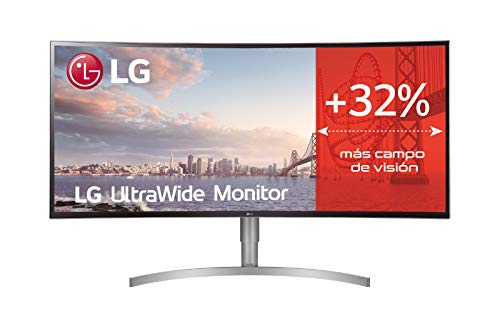 LG 38WK95C-W - Monitor Profesional Curvo UltraWide WQHD+ de 95 cm (38