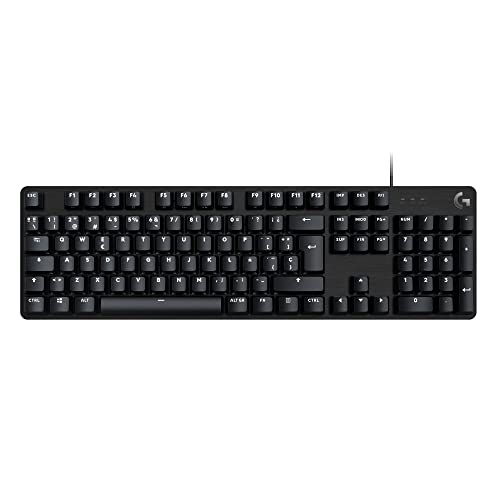 Logitech G413 SE Full-Size Teclado Mecánico para Gaming, Disposición QWERTY US Internacional - Negro