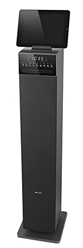 Muse M-1350 BTC - Sistema de Altavoz Torre 2.1 (120 W, Bluetooth, NFC, USB, Piso), Color Negro