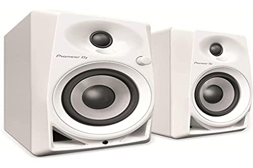 Pioneer DM-40-W Blanco altavoz - Altavoces (De 2 vías, 2.0 canales, Alámbrico, RCA / 3.5mm, 4 Ω, Blanco)