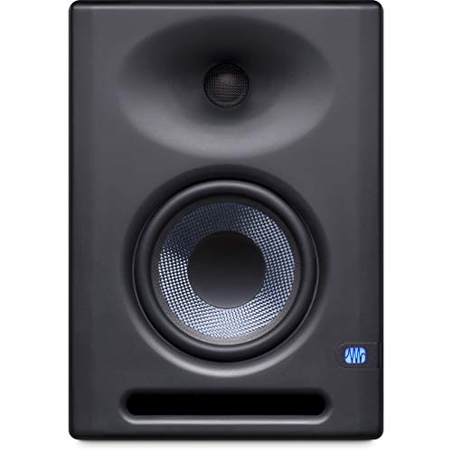 PreSonus Eris E5 XT 5.25 Nearfield Monitor de estudio con EBM Waveguide, individual, Negro