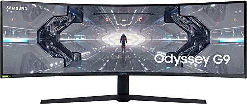 Samsung LC49G93TSSUXEN Odyssey G9 - Monitor curvo de 49'' DQHD (5120 x 1440p, 1 ms, 240 Hz, GSync, FreeSync Premium Pro, LED, HDR1000, 32:9, 420 cd/m², 1000R, HDMI, PBP, PIP) Blanco