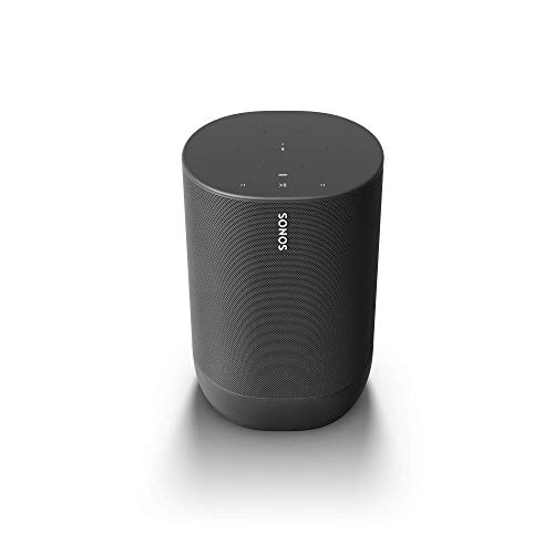 Sonos Move - Altavoz Inteligente con Alexa integrada, portátil y Resistente, con batería integrada, para Escuchar música Dentro y Fuera de casa, Color Negro