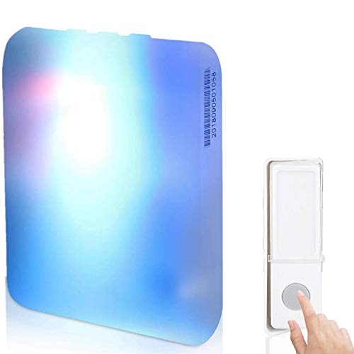 Timbre inalámbrico, Destello de colores Alta sensibilidad Tres modos de trabajo Súper señal y penetración Adecuado para el hogar, tienda, oficina, fábrica