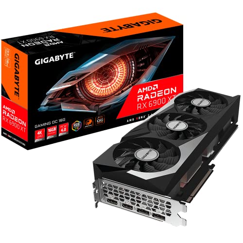 Gigabyte Technology Radeon RX 6900 XT Gaming OC 16G AMD 16 GB GDDR6, Multicolor