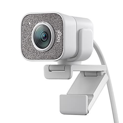 Logitech StreamCam, Cámara Web con USB-C para Streaming de vídeo y creación de Contenido, Vídeo vertical Full HD 1080p a 60 fps, Versatilidad de montaje, para YouTube, Gaming Twitch, PC/Mac, Blanco