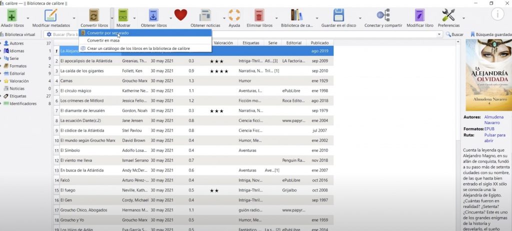 Cómo pasar libros EPUB a Kindle paso a paso