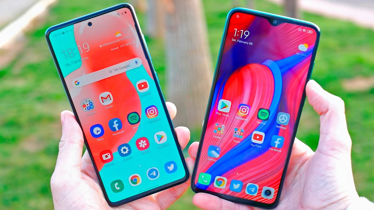móviles Xiaomi vs Samsung