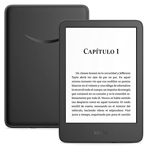 Nuevo Kindle (modelo de 2022): nuestro Kindle más compacto y ligero, con una pantalla de alta resolución de 300 ppp y 6 pulgadas, y el doble de almacenamiento | Negro, sin publicidad