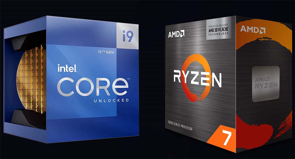 AMD Ryzen 7 5800X3D vs Intel Core i9-12900K