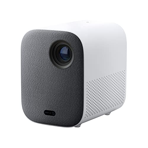 Xiaomi Mi Smart Projector 2, proyector portátil Inteligente con Wi-Fi 5, FHD 1080p, proyección de hasta 120 Pulgadas, Sistema Android TV 9.0, luminosidad 500 ANSI, versión Italiana