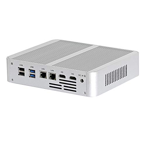 4K Mini PC, Small Computer, Server, HTPC, Intel Core I5 1035G1 1035G4, Windows 11 or Linux Ubuntu, HUNSN BM26, WiFi, BT, 2 x HDMI, 2 x LAN, Optical, 4G Support, 32G RAM DDR4, 512G SSD