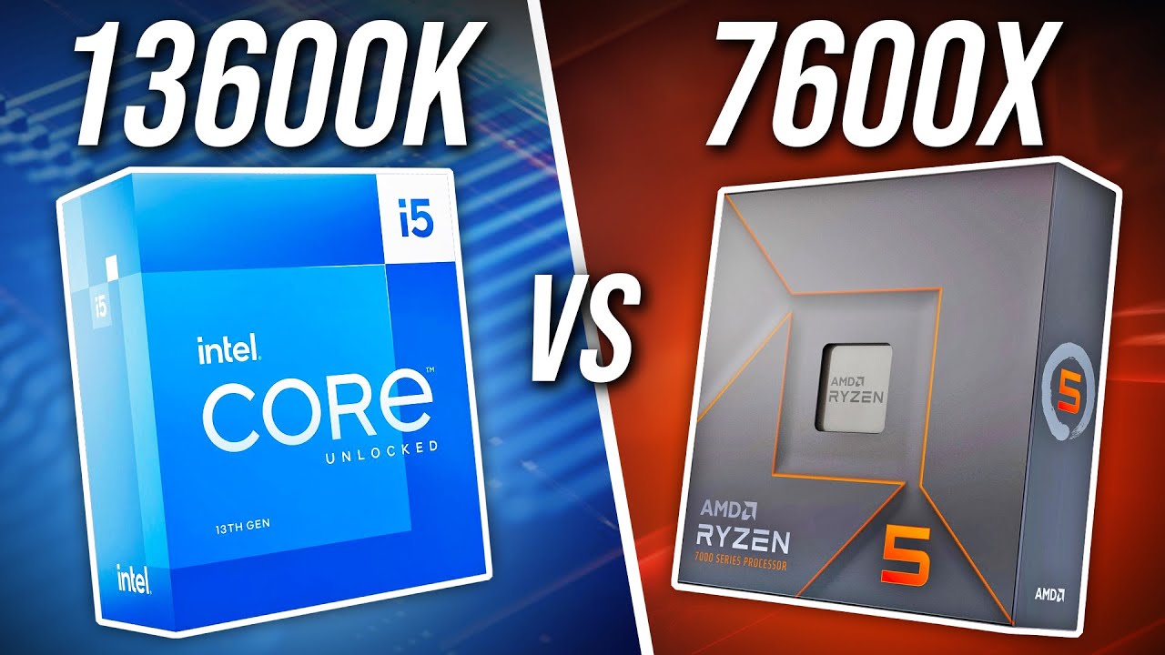 Intel Core i513600K vs AMD Ryzen 5 7600X Comparativa