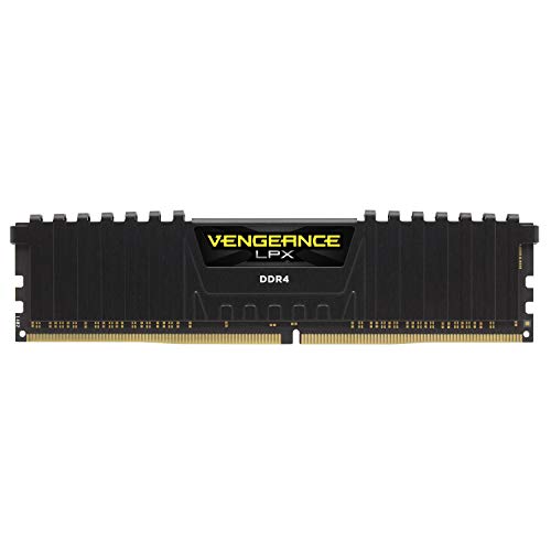 Corsair CMK8GX4M1D3000C16 Vengeance LPX 8 GB (1 x 8 GB) DDR4 3000 MHz C16 XMP 2.0 Módulo de Memoria de Alto Rendimiento, Negro