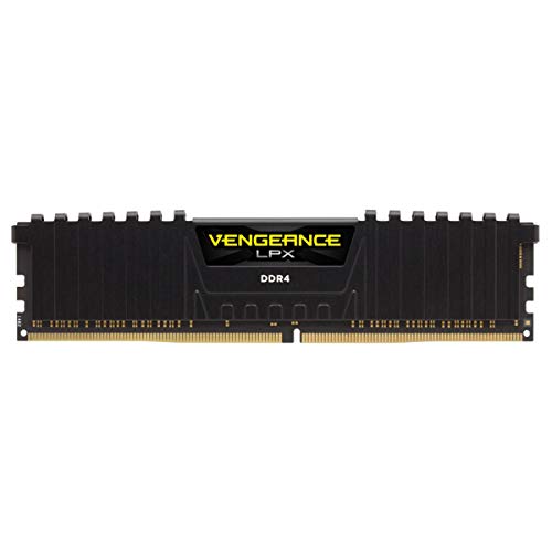 Corsair VENGEANCE LPX 16GB, 2x8GB, DDR4 3200MHz C16 Módulos de Memoria de Alto Rendimiento, Negro