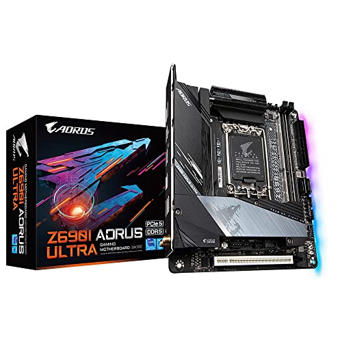 Gigabyte Technology Aorus Z690I AORUS Ultra (Socket 1700/Z690/DDR5/S-ATA 600/Mini ITX) Negro