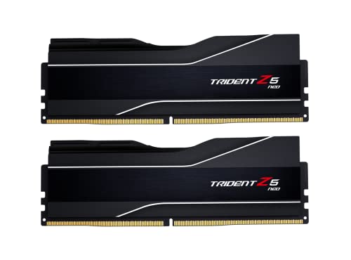 G.Skill Trident Z5 NEO Series (AMD Expo) 32 GB (2 x 16 GB) 288 pines SDRAM DDR5 6000 CL32-38-38-96 1.35 V memoria de escritorio de doble canal F5-6000J3238F16GX2-TZ5N (negro mate)
