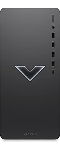 HP Victus by HP 15L TG02-0054ns - Ordenador de Sobremesa Gaming (Intel Core i5-12400F, 16 GB RAM, 512 GB SSD, NVIDIA GeForce RTX 3060, Sin Sistema Operativo), Negro