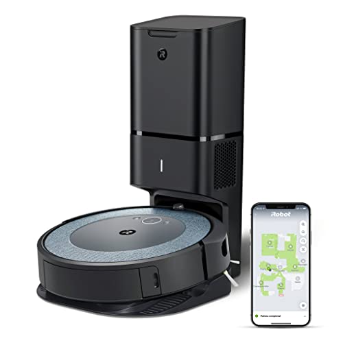 Robot Aspirador iRobot Roomba i3+ - Autovaciado de Suciedad - Ideal para Mascotas - Sugerencias Personalizadas - Compatible con tu Asistente de Voz - Color Gris Azulado